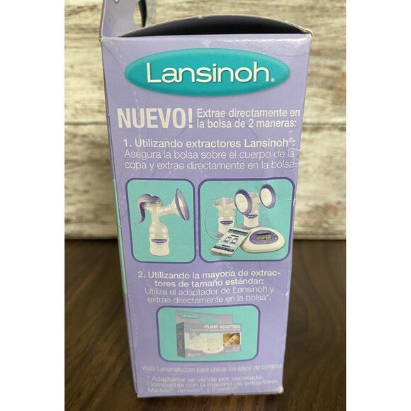 Lansinoh Pre-Sterilized Breastmilk Storage Bags Click Secure Seal BPA Free 100Ct - Picture 4 of 6